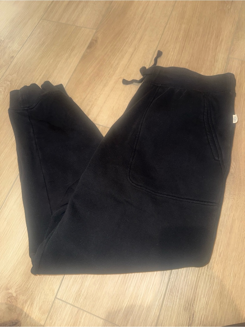 UGG Black Drawstring Jogger Pants
